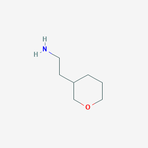 molecular formula C7H15NO B1357453 2-(Tetrahydro-2H-pyran-3-YL)ethanamine CAS No. 98430-09-2