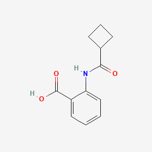 molecular formula C12H13NO3 B13574551 2-Cyclobutaneamidobenzoicacid 