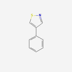 molecular formula C9H7NS B13574574 4-Phenylisothiazole CAS No. 936-46-9