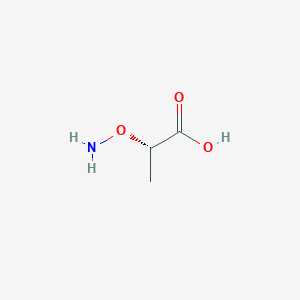 molecular formula C3H7NO3 B13574591 (2S)-2-(aminooxy)propanoic acid 
