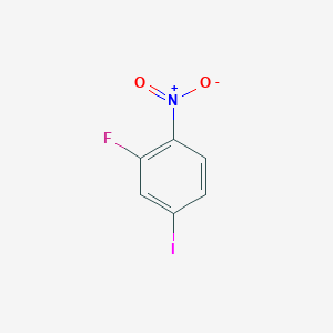 molecular formula C6H3FINO2 B1357461 2-Fluoro-4-iodo-1-nitrobenzene CAS No. 2996-31-8