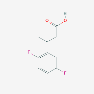 molecular formula C10H10F2O2 B13574653 3-(2,5-Difluorophenyl)butanoic acid 