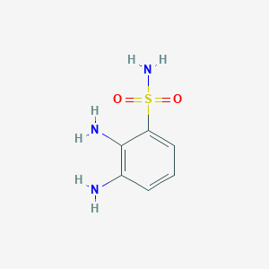 molecular formula C6H9N3O2S B1357471 2,3-Diaminobenzenesulfonamide CAS No. 1378259-06-3