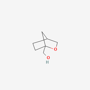 molecular formula C7H12O2 B13574715 {2-Oxabicyclo[2.2.1]heptan-1-yl}methanol 