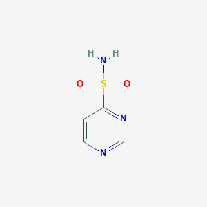molecular formula C4H5N3O2S B13574732 Pyrimidine-4-sulfonamide 