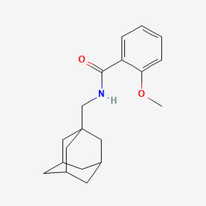 molecular formula C19H25NO2 B13574744 N-[(adamantan-1-yl)methyl]-2-methoxybenzamide 