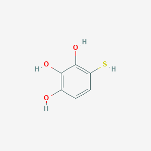 molecular formula C6H6O3S B13574749 Thio-dihydroxy phenol 