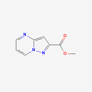 molecular formula C8H7N3O2 B1357485 Methyl pyrazolo[1,5-a]pyrimidine-2-carboxylate CAS No. 331647-95-1