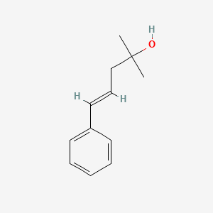 molecular formula C12H16O B13574888 2-Methyl-5-phenylpent-4-en-2-ol CAS No. 40596-05-2
