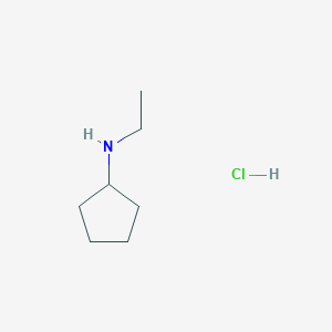 B1357493 N-cyclopentyl-N-ethylamine hydrochloride CAS No. 1177860-04-6