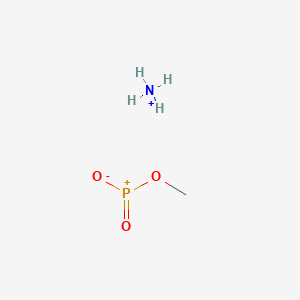 molecular formula CH7NO3P+ B13574930 Ammoniummethylphosphonate 