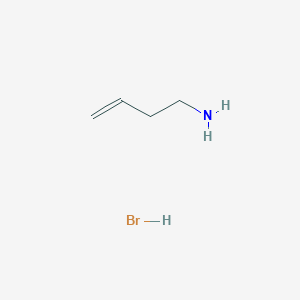 molecular formula C4H10BrN B13575151 But-3-en-1-amine hydrobromide 