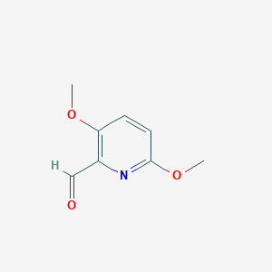molecular formula C8H9NO3 B13575342 3,6-Dimethoxypyridine-2-carbaldehyde 