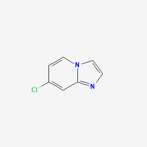 molecular formula C7H5ClN2 B1357548 7-Chloroimidazo[1,2-a]pyridine CAS No. 4532-25-6