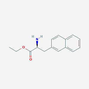 molecular formula C15H17NO2 B13575544 Ethyl 3-naphthalen-2-yl-L-alaninate CAS No. 851901-18-3