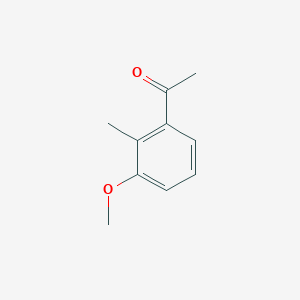 molecular formula C10H12O2 B1357555 1-(3-Methoxy-2-methylphenyl)ethanone 
