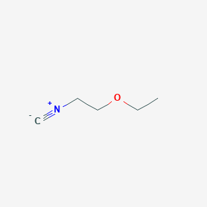 molecular formula C5H9NO B13575555 1-Ethoxy-2-isocyanoethane 