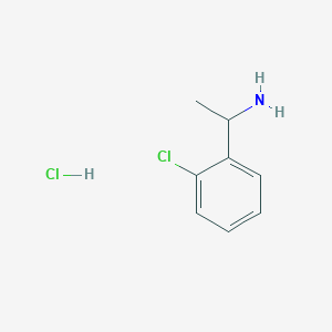 molecular formula C8H11Cl2N B1357559 1-(2-Chlorophenyl)ethanamine hydrochloride CAS No. 856629-37-3