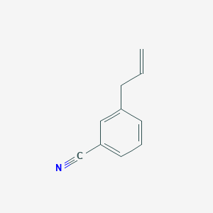 molecular formula C10H9N B1357571 3-(3-氰基苯基)-1-丙烯 CAS No. 61463-62-5