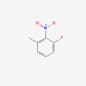 molecular formula C7H6FNO2 B1357575 3-Fluoro-2-nitrotoluene CAS No. 3013-27-2