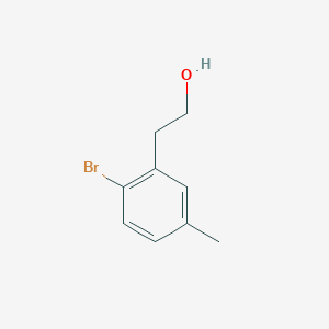 molecular formula C9H11BrO B13575834 2-(2-Bromo-5-methylphenyl)ethanol 