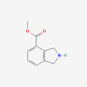molecular formula C10H11NO2 B1357596 Methyl isoindoline-4-carboxylate CAS No. 775545-06-7