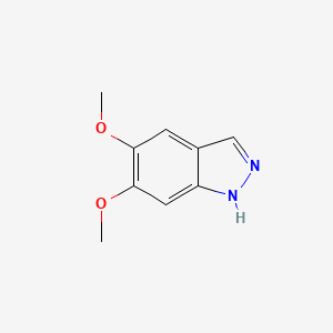 molecular formula C9H10N2O2 B1357602 5,6-dimethoxy-1H-indazole CAS No. 7746-30-7