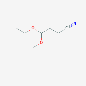molecular formula C8H15NO2 B135761 4,4-Diethoxybutanenitrile CAS No. 18381-45-8