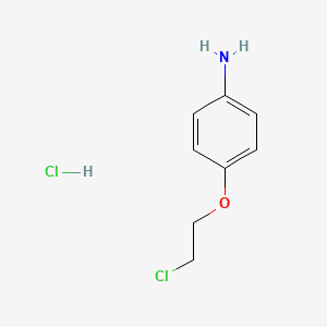 molecular formula C8H11Cl2NO B1357624 4-(2-Chloroethoxy)aniline hydrochloride 
