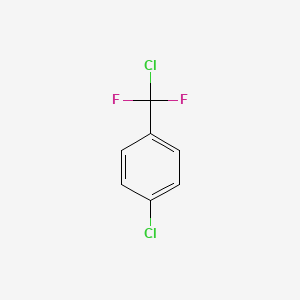 molecular formula C7H4Cl2F2 B13576247 1-Chloro-4-(chlorodifluoromethyl)benzene 