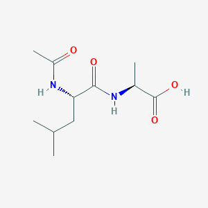 molecular formula C11H20N2O4 B13576301 N-Acetyl-L-leucyl-L-alanine CAS No. 91211-88-0