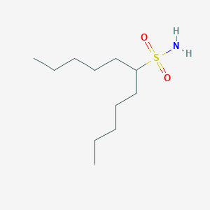 molecular formula C11H25NO2S B13576302 Undecane-6-sulfonamide 
