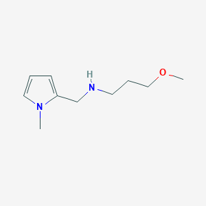molecular formula C10H18N2O B13576414 3-Methoxy-N-((1-methyl-1h-pyrrol-2-yl)methyl)propan-1-amine 