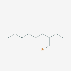 molecular formula C11H23Br B13576476 3-(Bromomethyl)-2-methylnonane 