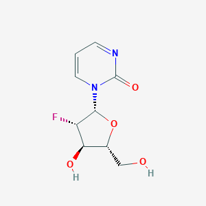 B135765 1-[(2R,3S,4R,5R)-3-fluoro-4-hydroxy-5-(hydroxymethyl)oxolan-2-yl]pyrimidin-2-one CAS No. 136675-88-2