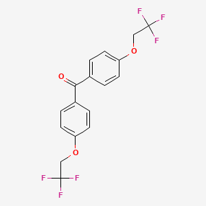 Bis[4-(2,2,2-trifluoroethoxy)phenyl]methanone