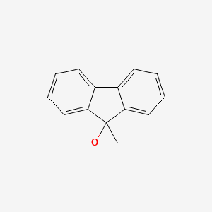 molecular formula C14H10O B13576845 Spiro[fluorene-9,2'-oxirane] CAS No. 167-03-3