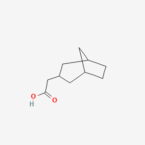 molecular formula C10H16O2 B13576855 2-{Bicyclo[3.2.1]octan-3-yl}aceticacid 