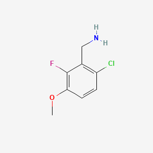 (6-Chloro-2-fluoro-3-methoxyphenyl)methanamine