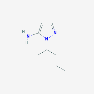 molecular formula C8H15N3 B1357705 1-(1-methylbutyl)-1H-pyrazol-5-amine CAS No. 1015845-66-5