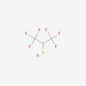 molecular formula C3H2F6S B13577088 Hexafluoroisopropyl mercaptan 