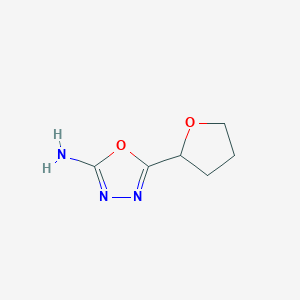 5-(Tetrahydrofuran-2-yl)-1,3,4-oxadiazol-2-amine