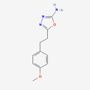 5-[2-(4-Methoxyphenyl)ethyl]-1,3,4-oxadiazol-2-amine