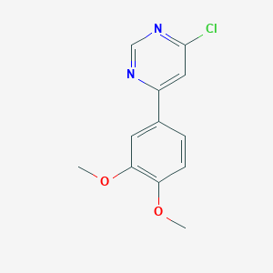 4-Chloro-6-(3,4-dimethoxy-phenyl)-pyrimidine
