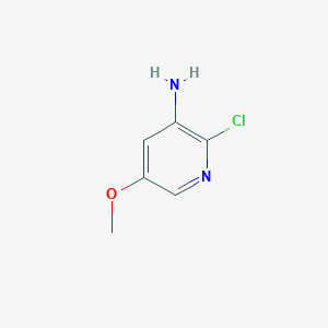 molecular formula C6H7ClN2O B1357752 2-Chloro-5-methoxypyridin-3-amine CAS No. 720666-45-5
