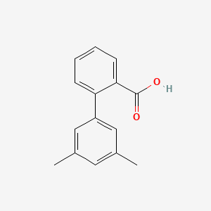 molecular formula C15H14O2 B1357761 2-(3,5-Dimethylphenyl)benzoic acid CAS No. 1183804-03-6