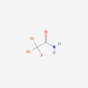 molecular formula C2H2Br2FNO B1357768 2,2-Dibromo-2-fluoroacetamide CAS No. 7663-25-4