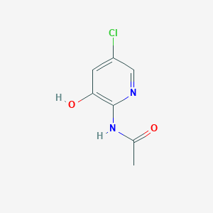 molecular formula C7H7ClN2O2 B1357785 N-(5-chloro-3-hydroxypyridin-2-yl)acetamide 