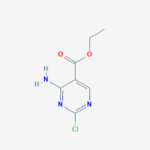 molecular formula C7H8ClN3O2 B1357786 Ethyl 4-amino-2-chloropyrimidine-5-carboxylate CAS No. 71406-78-5