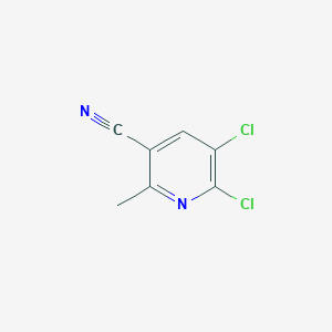 molecular formula C7H4Cl2N2 B1357787 5,6-Dichloro-2-methylpyridine-3-carbonitrile CAS No. 66122-95-0